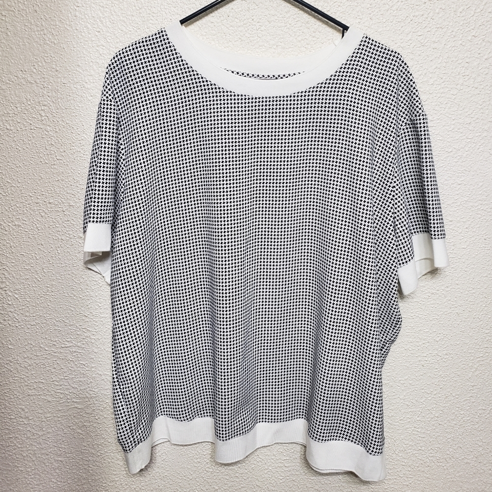 Rachel Zoe Houndstooth Shirt